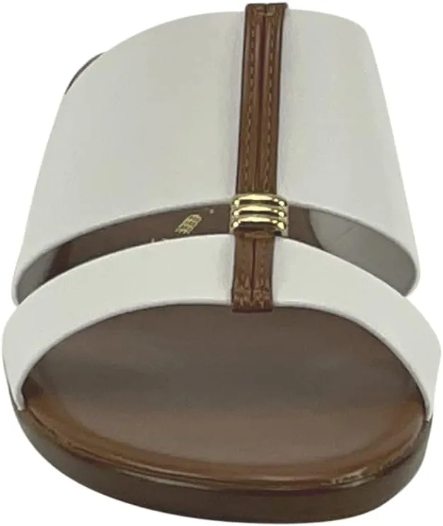 ITALIAN Shoemakers Women's Sofy Wedge Sandal, Comfort Casual Open Toe – Made in Italy, 1.5" Heel