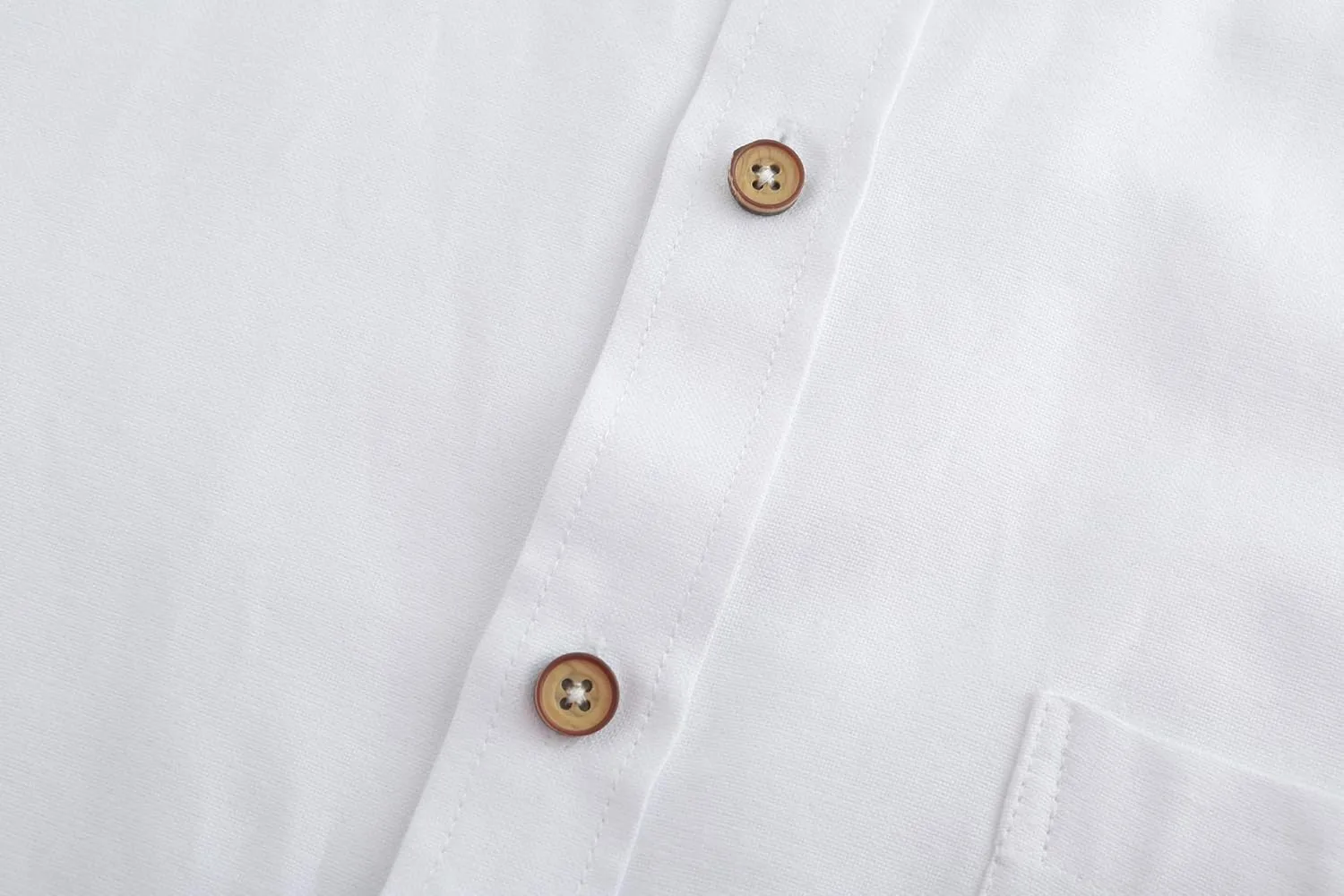 Jandukar Banded Collar Dress Shirts for Men Long Sleeve Oxford Button Down Mandarin Collar Shirt