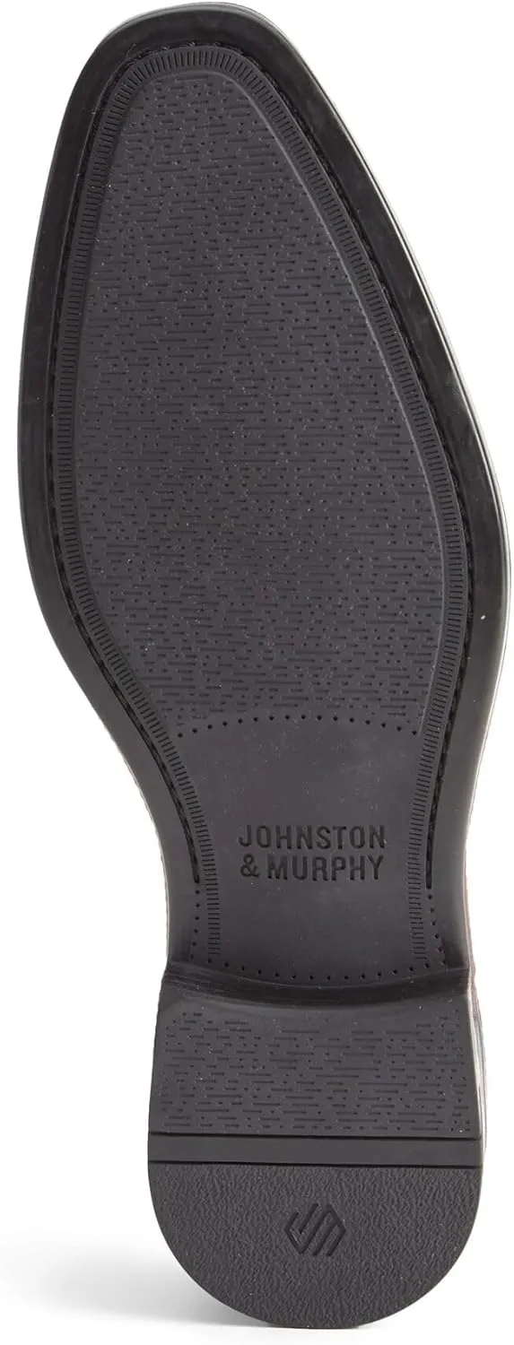 Johnston & Murphy Gibbons Wingtip Slip-Ons, Modern Classic Men’s Dress Shoes, Leather Shoe for Men