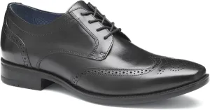 Johnston & Murphy Gibbons Wingtip Slip-Ons, Modern Classic Men’s Dress Shoes, Leather Shoe for Men
