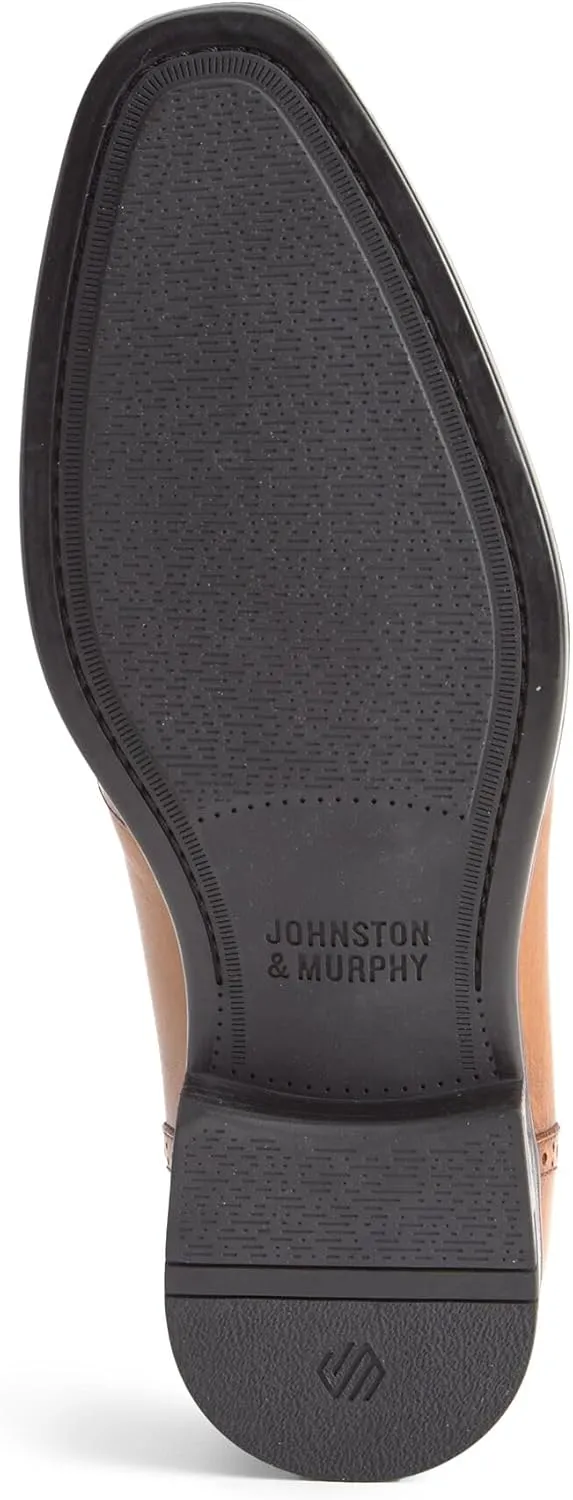 Johnston & Murphy Gibbons Wingtip Slip-Ons, Modern Classic Men’s Dress Shoes, Leather Shoe for Men