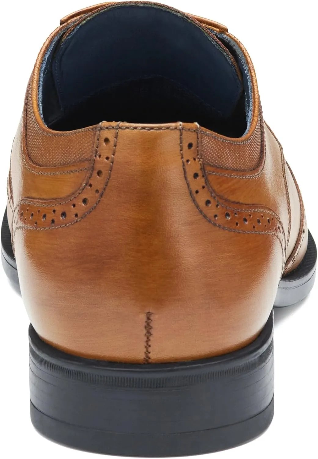 Johnston & Murphy Gibbons Wingtip Slip-Ons, Modern Classic Men’s Dress Shoes, Leather Shoe for Men