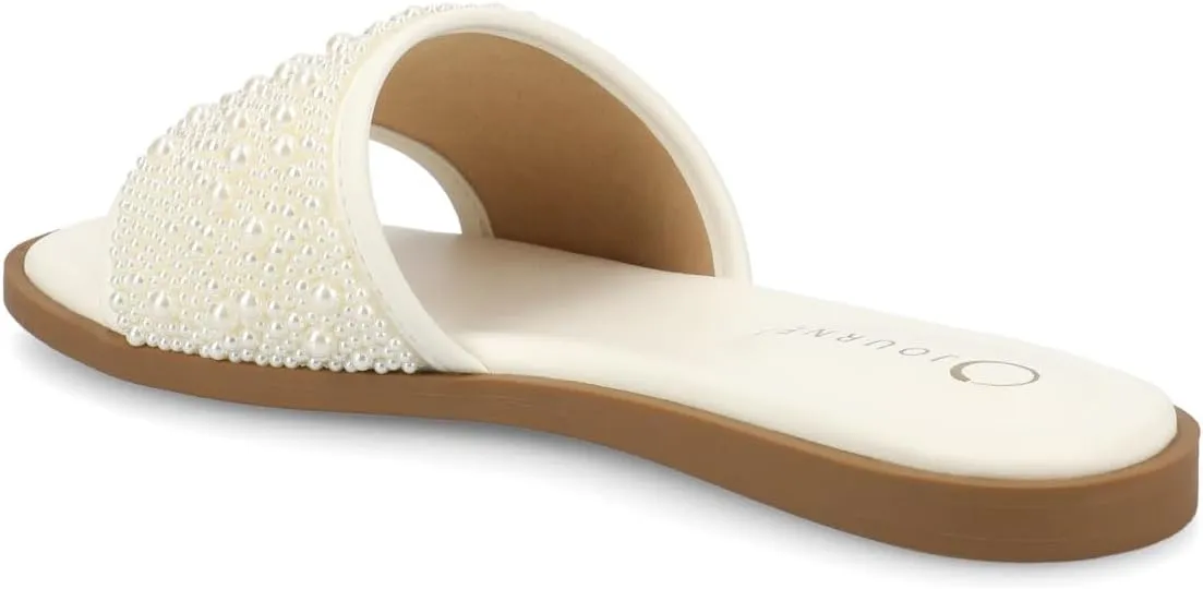 Journee Collection Women's Precly-bsh-095 Flat Sandal