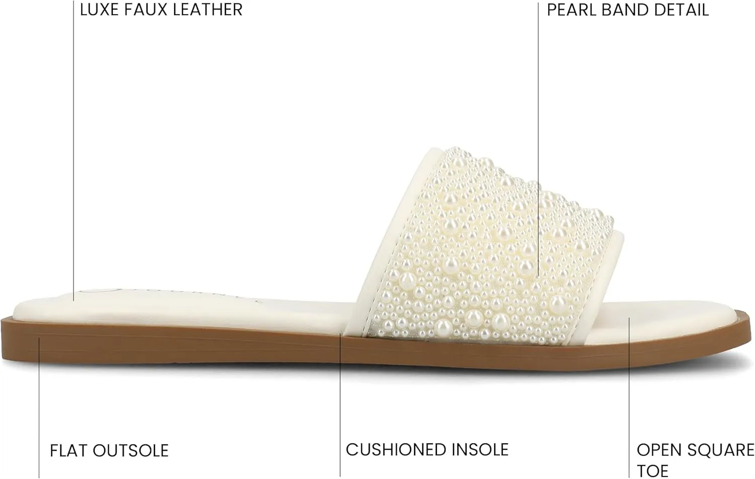 Journee Collection Women's Precly-bsh-095 Flat Sandal