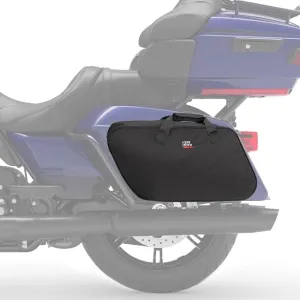 KEMIMOTO Motorcycle Saddlebag Liner Bag Hard Saddle Bag Insert 24L Single-side Travel Luggage Compatible with Touring Models Street Glide Road King Road Glide