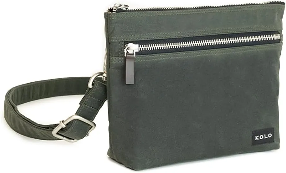 Kolo Hadley Shoulder Sling Bag, Cross-Body Shoulder Strap, Organic Waxed Cotton Canvas