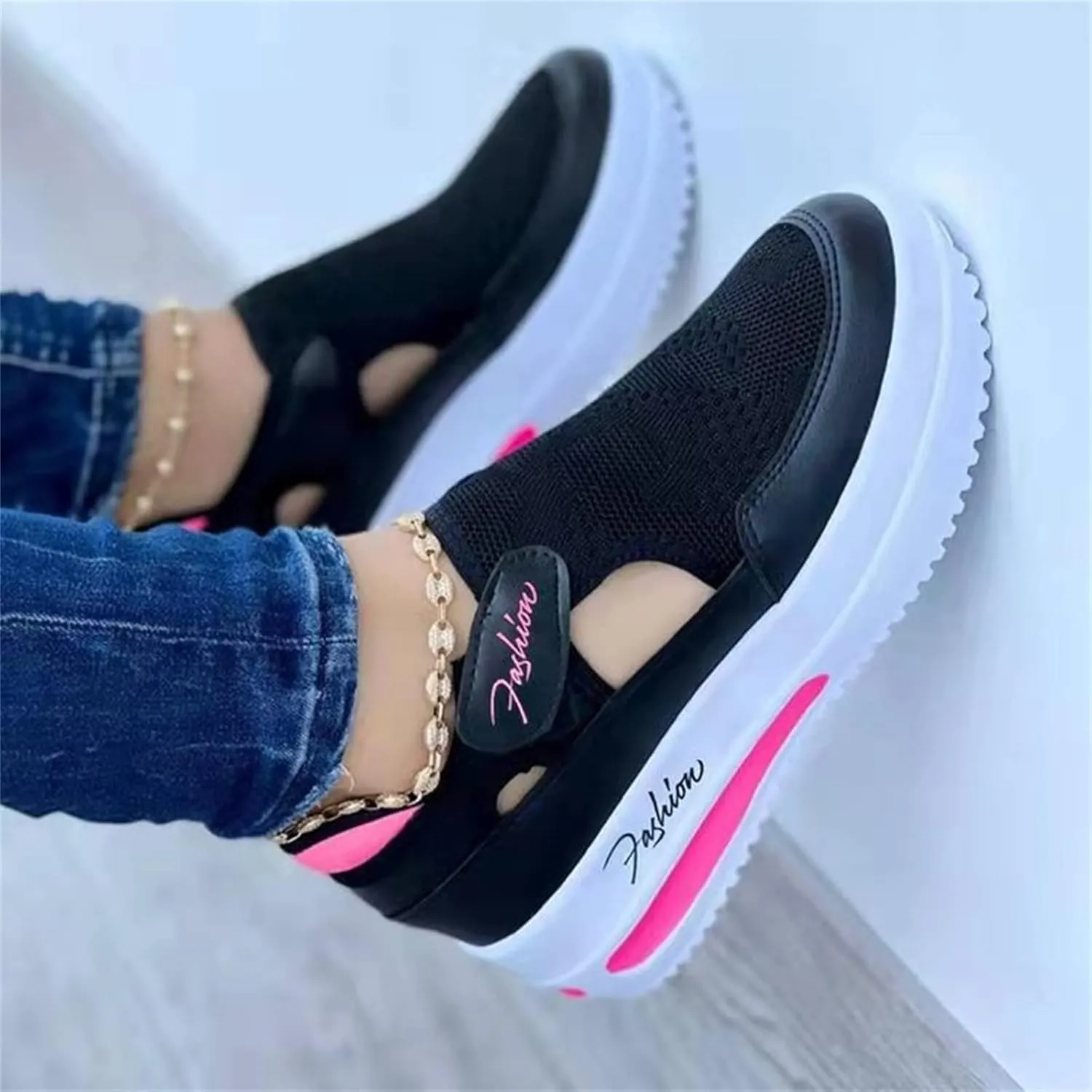 Ladmiple Sneakers For Women Walking Shoes Comfortable Canvas Shoes Slip On Casual Dressy Summer Fashion Flats Loafers