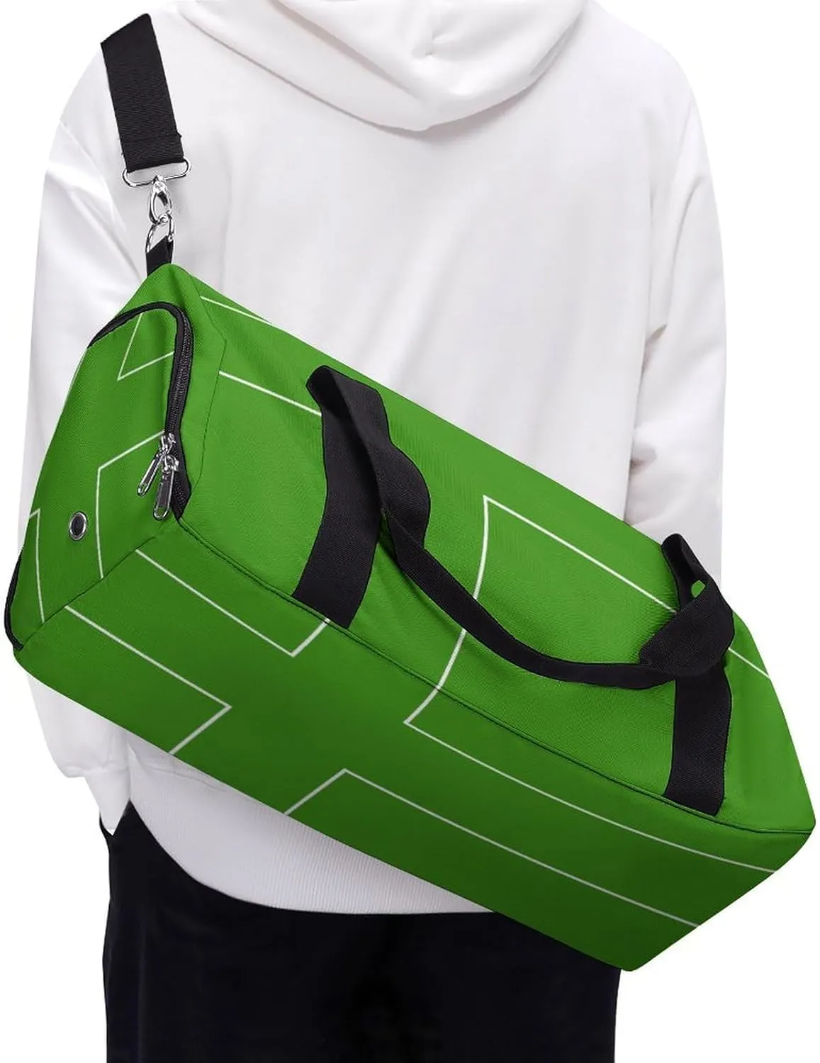 Ladonia Flag Sports Gym Bag for Men Women with Shoe Compartment Carry On