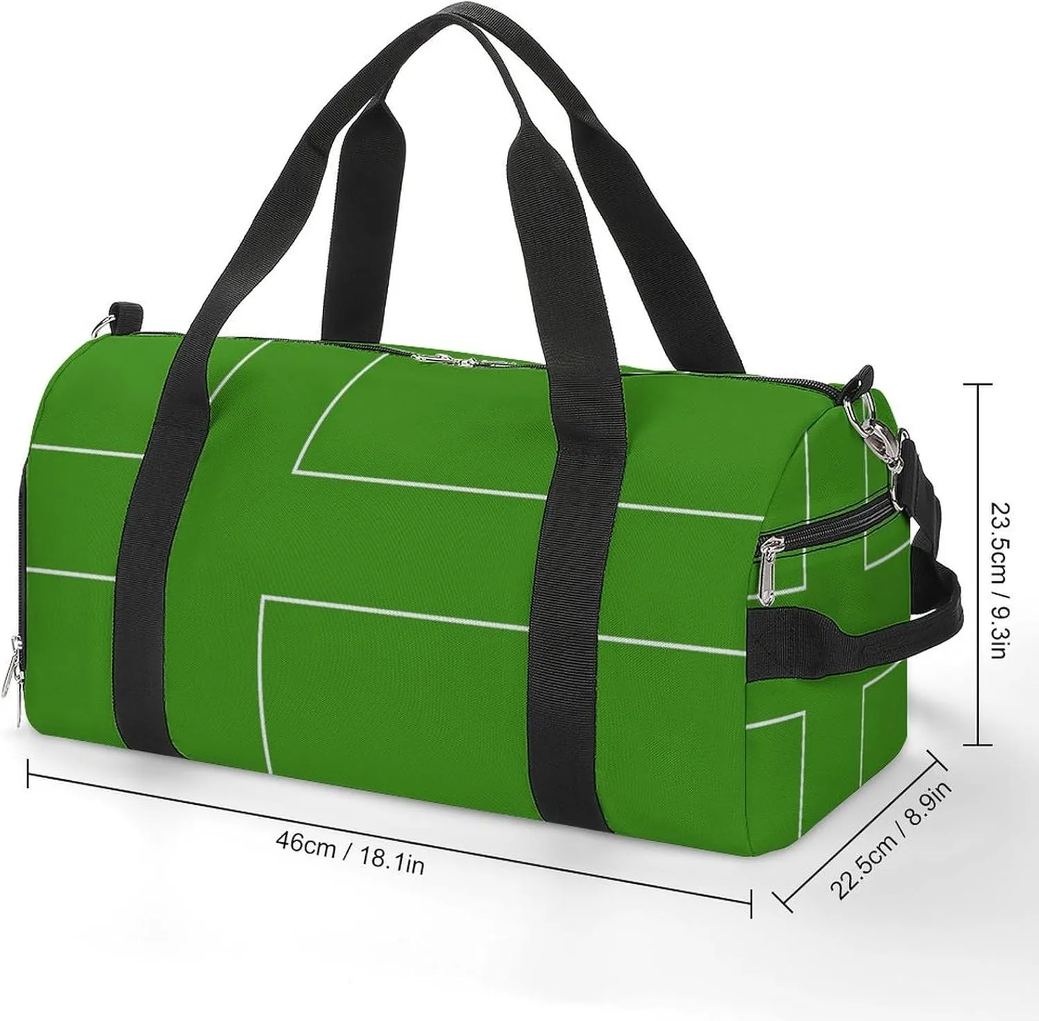 Ladonia Flag Sports Gym Bag for Men Women with Shoe Compartment Carry On