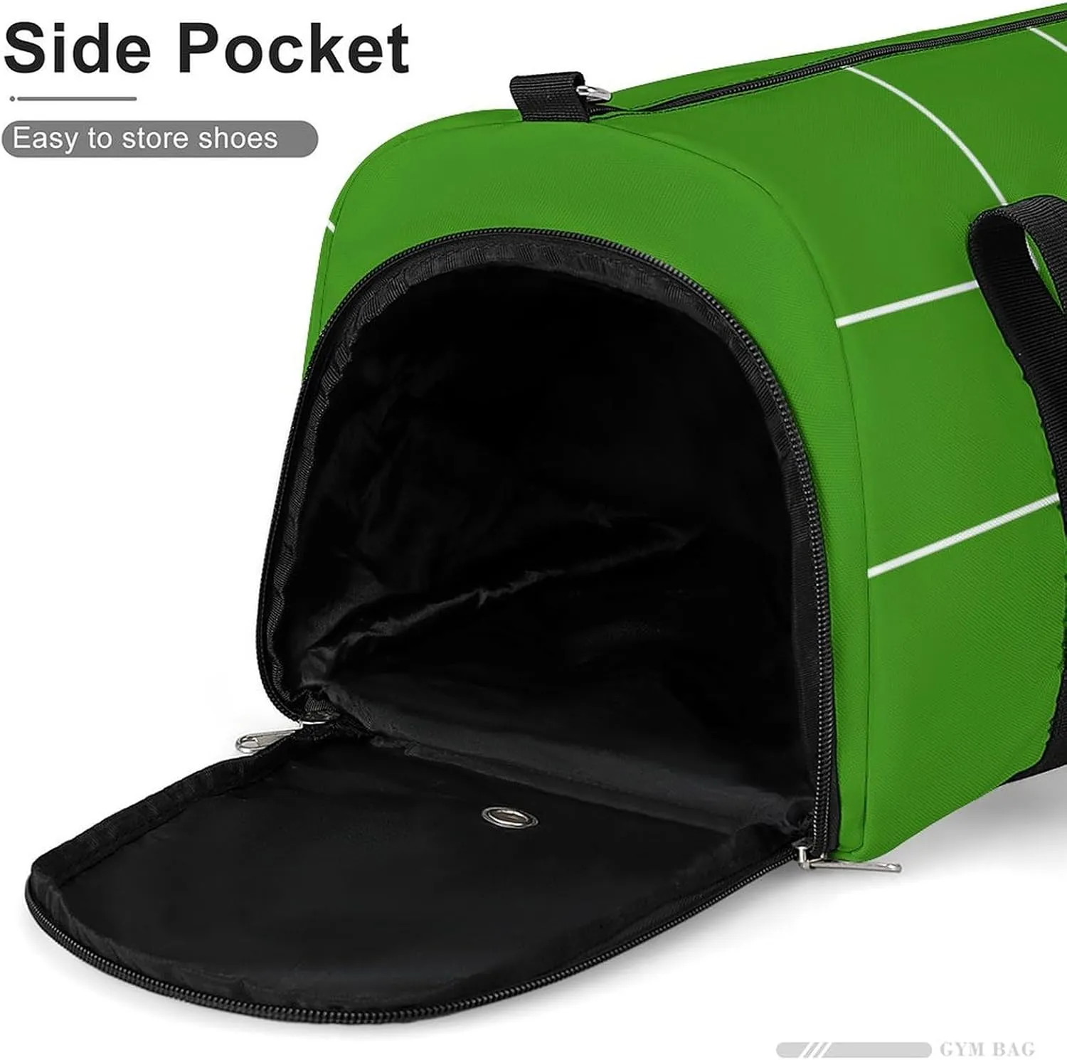 Ladonia Flag Sports Gym Bag for Men Women with Shoe Compartment Carry On