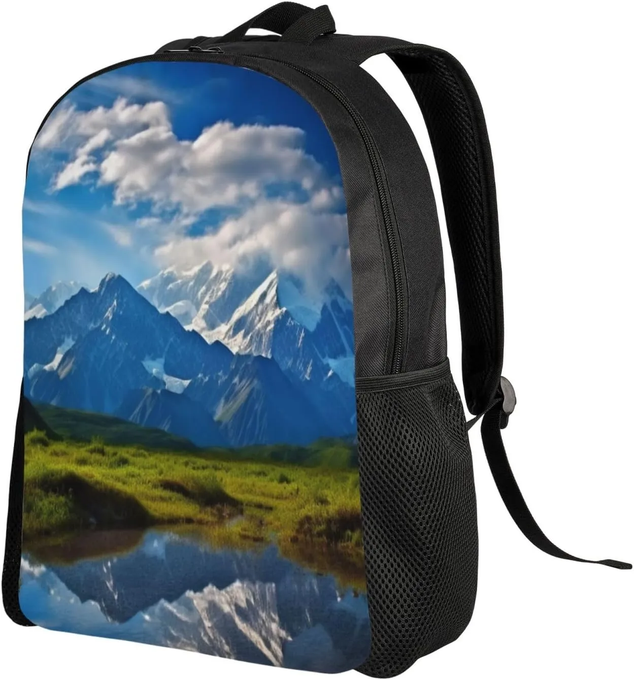 Laptop Backpack 16.1 Inch with Compartment Nature Landscape Laptop Bag Lightweight Casual Daypack for Travel