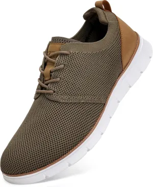 LEZTA Men's Casual Dress Shoes Sneakers Business Lightweight Oxfords Arch Support Walking