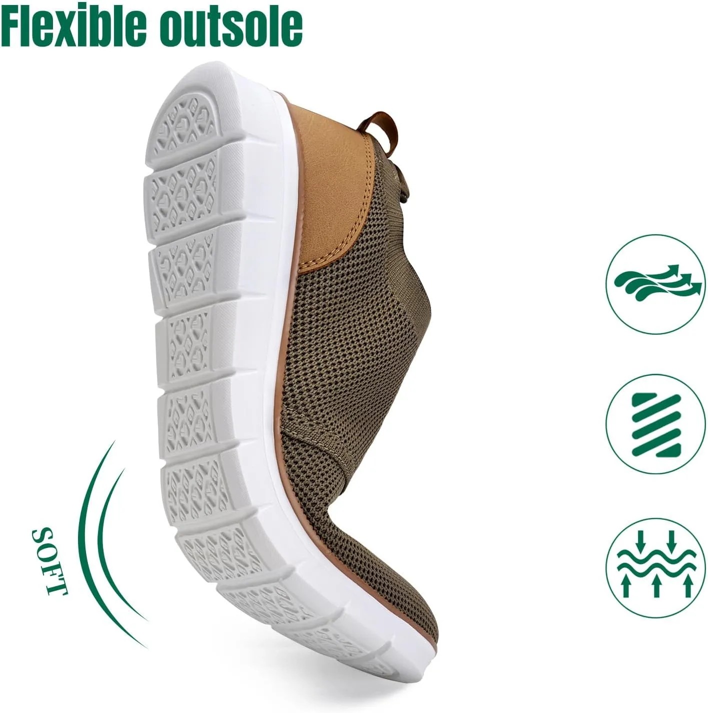 LEZTA Men's Casual Dress Shoes Sneakers Business Lightweight Oxfords Arch Support Walking