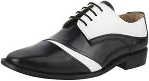LIBERTYZENO Mens Wingtip Brogue Genuine Leather Adults Lace Up Oxford Dress Shoes for Easter Gift LS-1105
