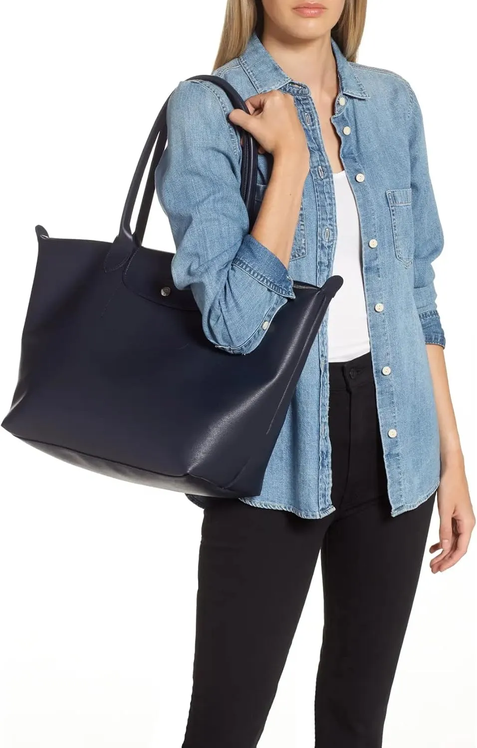 Longchamp Le Pliage City Coated Canvas Shoulder Tote
