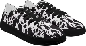 Low-Top Slip Ons Sneakers Canvas Women Black Platform Canvas Shoes Trendy Slip Ons Barefoot Shoes Fit Comfort 5.5-13.5