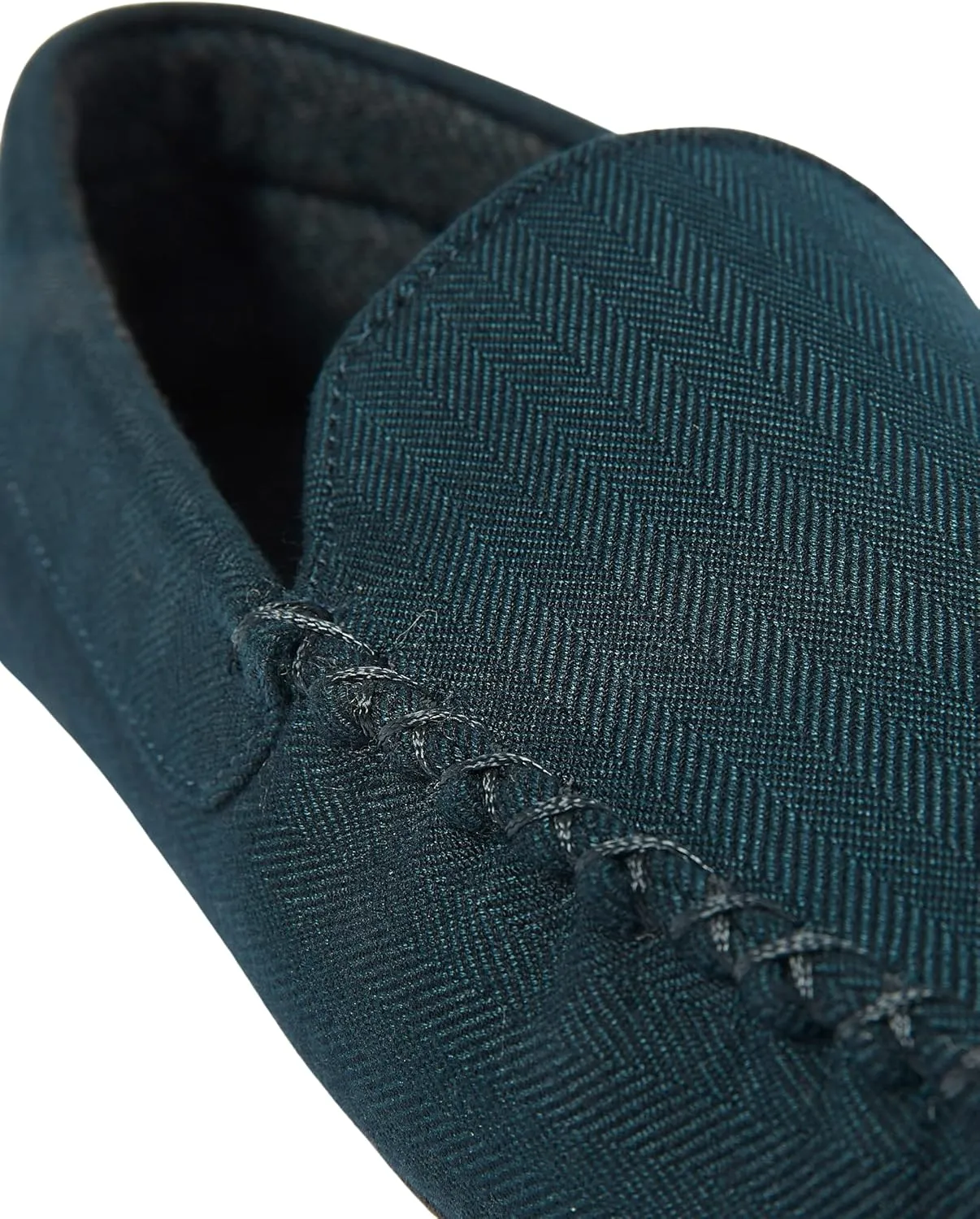 Marks & Spencer Men's Herringbone Moccasin Slippers