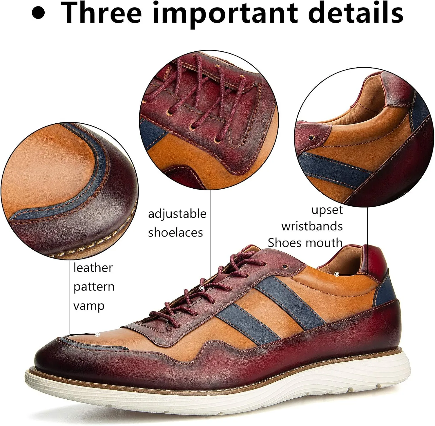 Meijiana Men's Oxford Shoes Casual Shoes for Men Casual Dress Shoes for Men