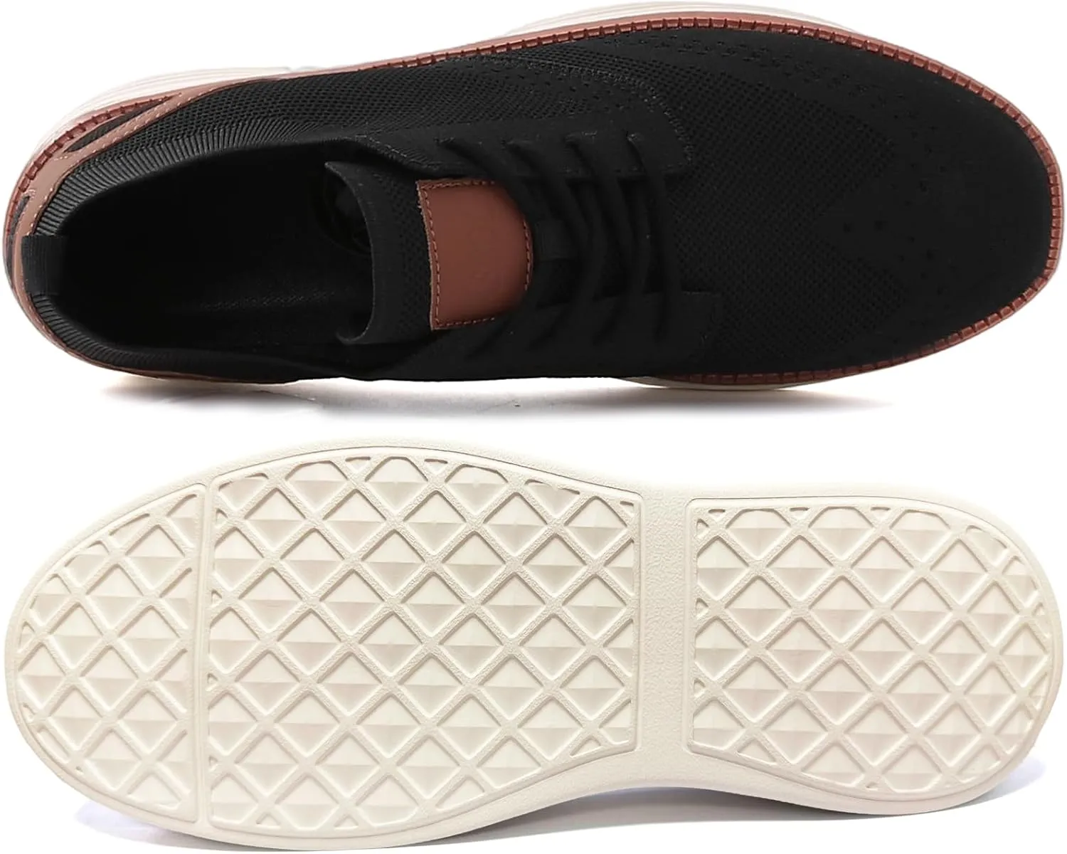 Men's Breeze Mesh Oxfords Sneakers Business Casual Comfortable Walking Shoes
