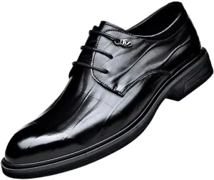 Men's Brogue Oxfords Shoes Mens Classic Lace-up Formal Leather Dress Shoes