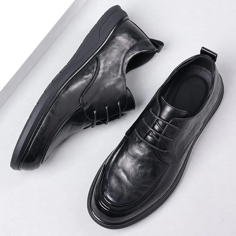 Men's Classic Business Lace Up Dress Shoes Fashion Casual Pointed-Toe Formal Oxfords Shoes Casual Business Wingtip Brogue for Men