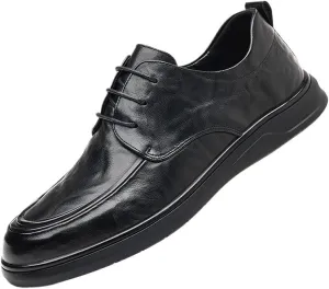 Men's Classic Business Lace Up Dress Shoes Fashion Casual Pointed-Toe Formal Oxfords Shoes Casual Business Wingtip Brogue for Men