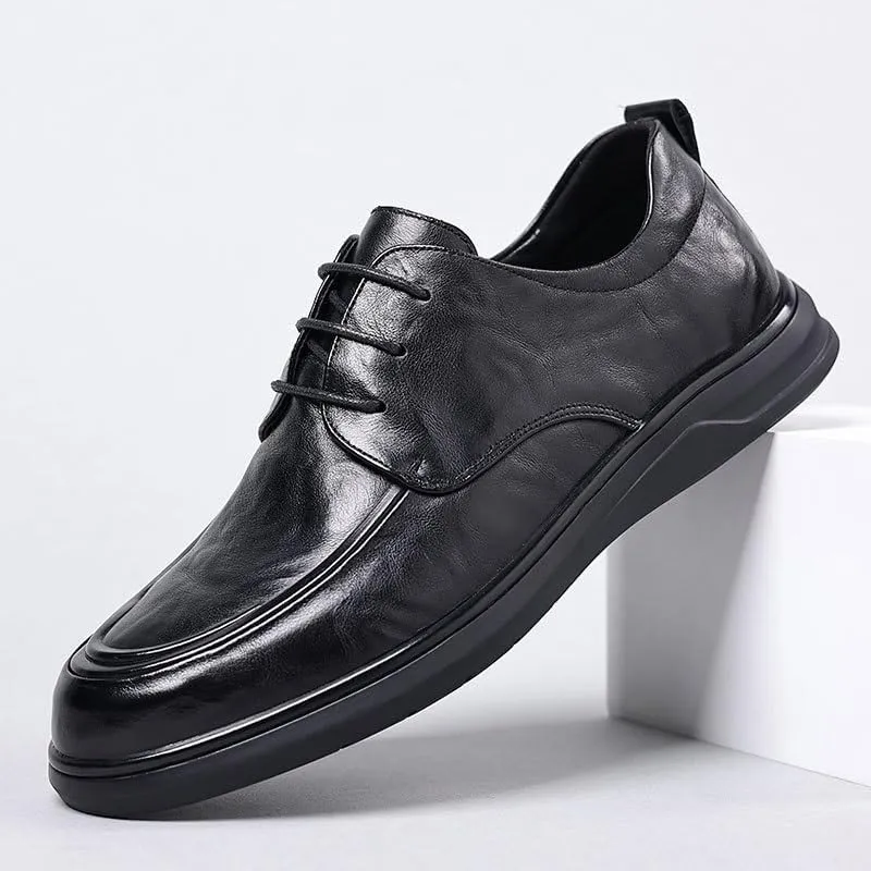 Men's Classic Business Lace Up Dress Shoes Fashion Casual Pointed-Toe Formal Oxfords Shoes Casual Business Wingtip Brogue for Men