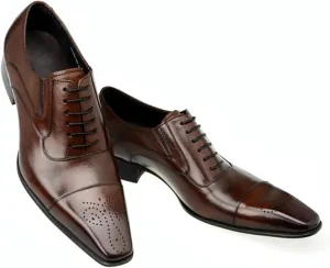 Men's Oxford Formal Comfortable Dress Shoes Leather,Men Formal Shoes,Genuine Leather Dress Shoes for Men