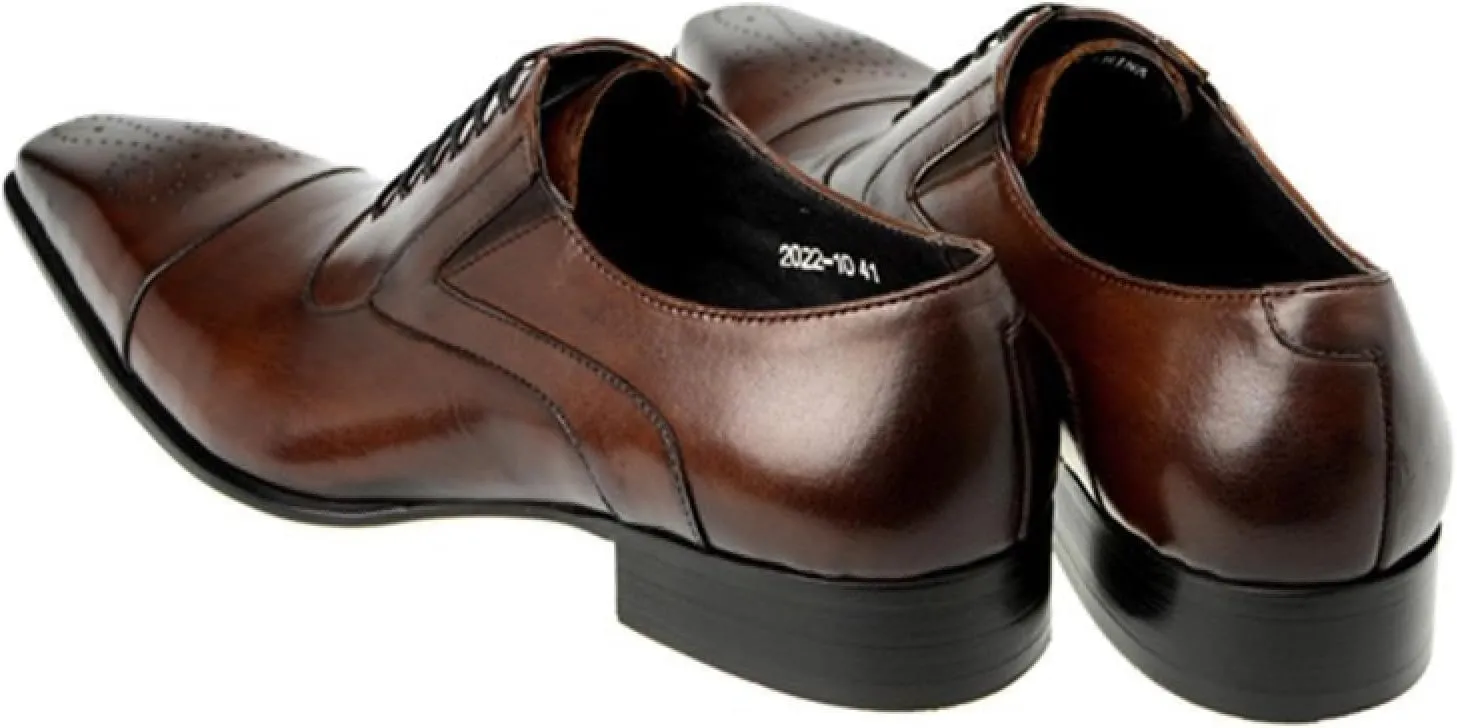 Men's Oxford Formal Comfortable Dress Shoes Leather,Men Formal Shoes,Genuine Leather Dress Shoes for Men