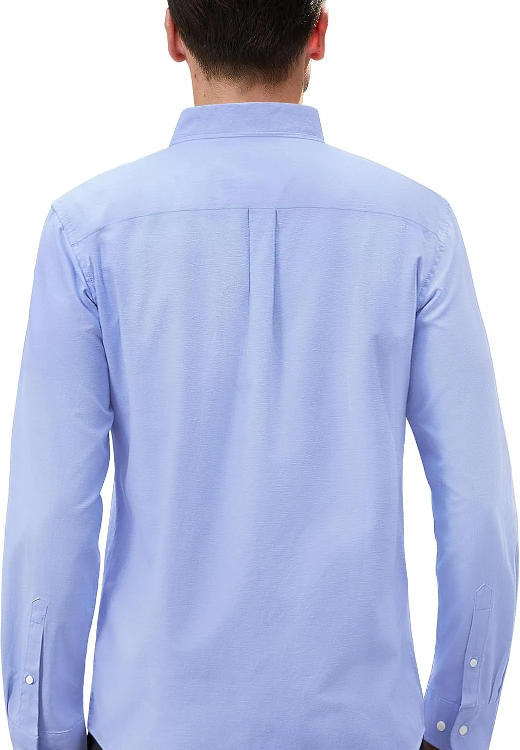 Mens Oxford Shirts Long Sleeve Button Down Shirt Regular Fit Business Casual Dress Shirts
