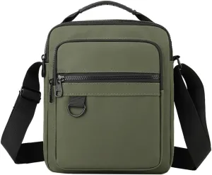 Men's Water-Resistant Oxford Messenger Bag– Large Capacity Shoulder Sling Pack for Work Travel Laptop Essentials
