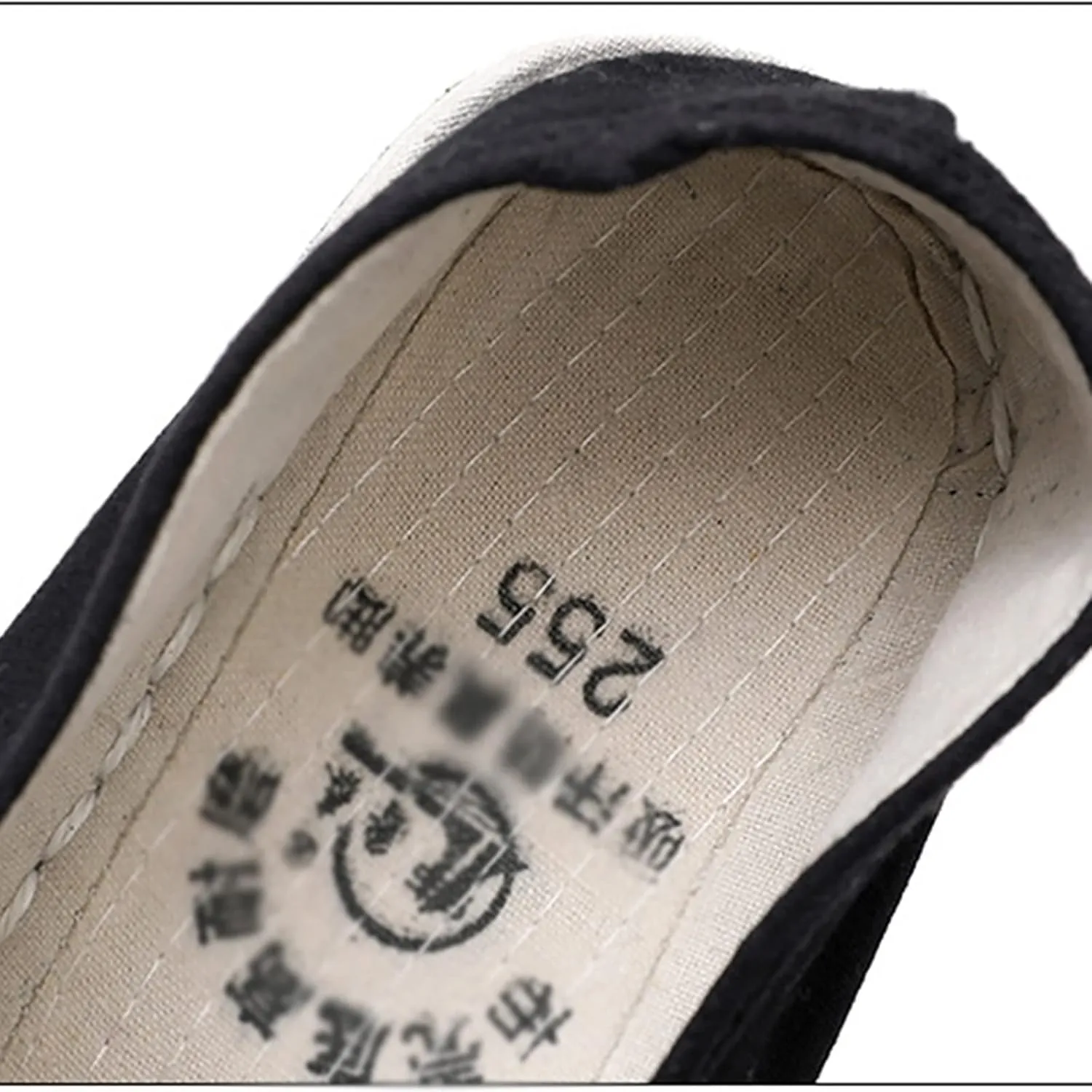Men's Wide Slip-On Shoes Chinese Martial Arts Tai-Chi Old Beijing Kung Fu Canvas Flat Shoes, Soft Breathable Aesthetics Rubber Soled Slippers, Have A History of Thousands of Years