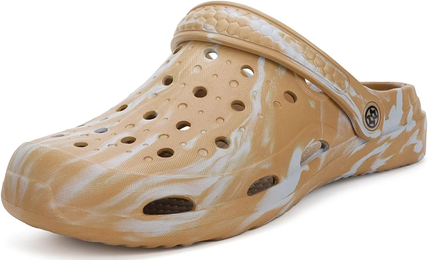 Mens Womens Garden Clogs Shoes with Arch Support Unisex Gardening Slip on Sandals Beach Slippers Shoes Tie-Dye Clog