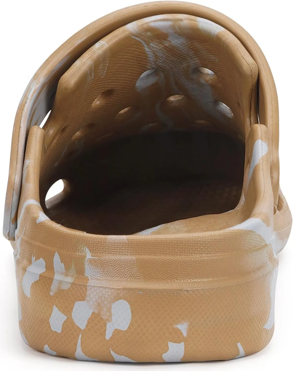 Mens Womens Garden Clogs Shoes with Arch Support Unisex Gardening Slip on Sandals Beach Slippers Shoes Tie-Dye Clog