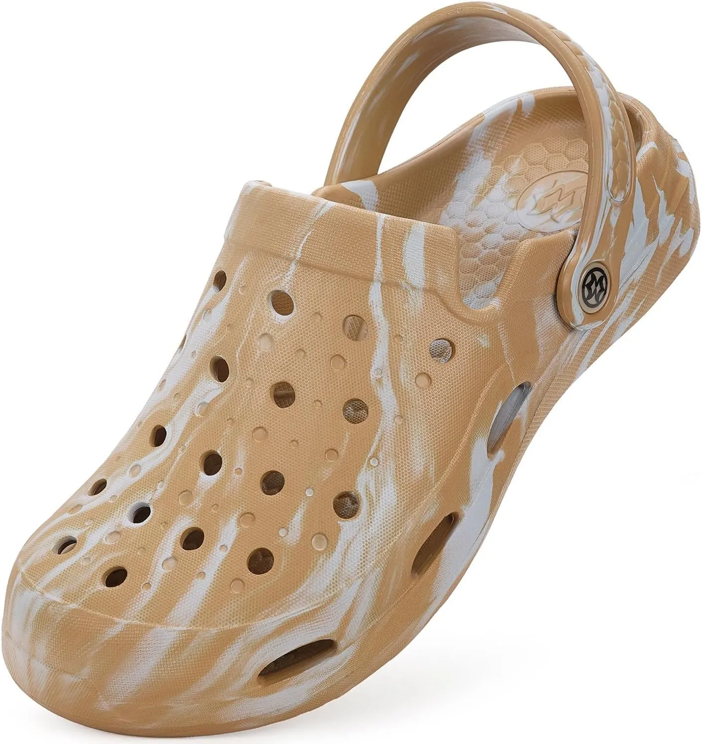 Mens Womens Garden Clogs Shoes with Arch Support Unisex Gardening Slip on Sandals Beach Slippers Shoes Tie-Dye Clog