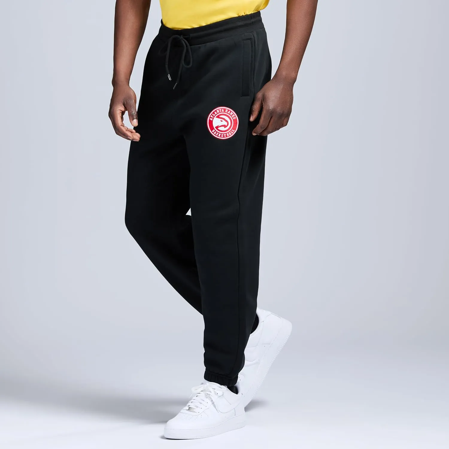 Men's X NBA Officially Licensed Casual Jogger Fleece Sweatpants with Pockets