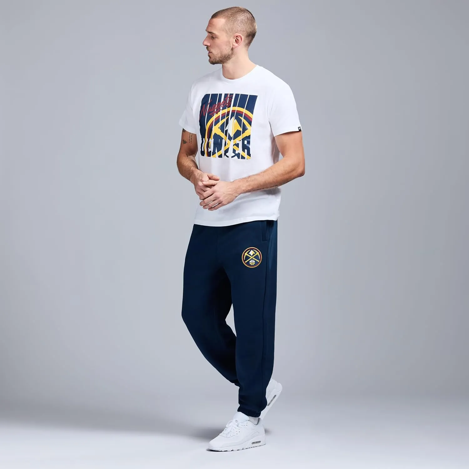 Men's X NBA Officially Licensed Casual Jogger Fleece Sweatpants with Pockets