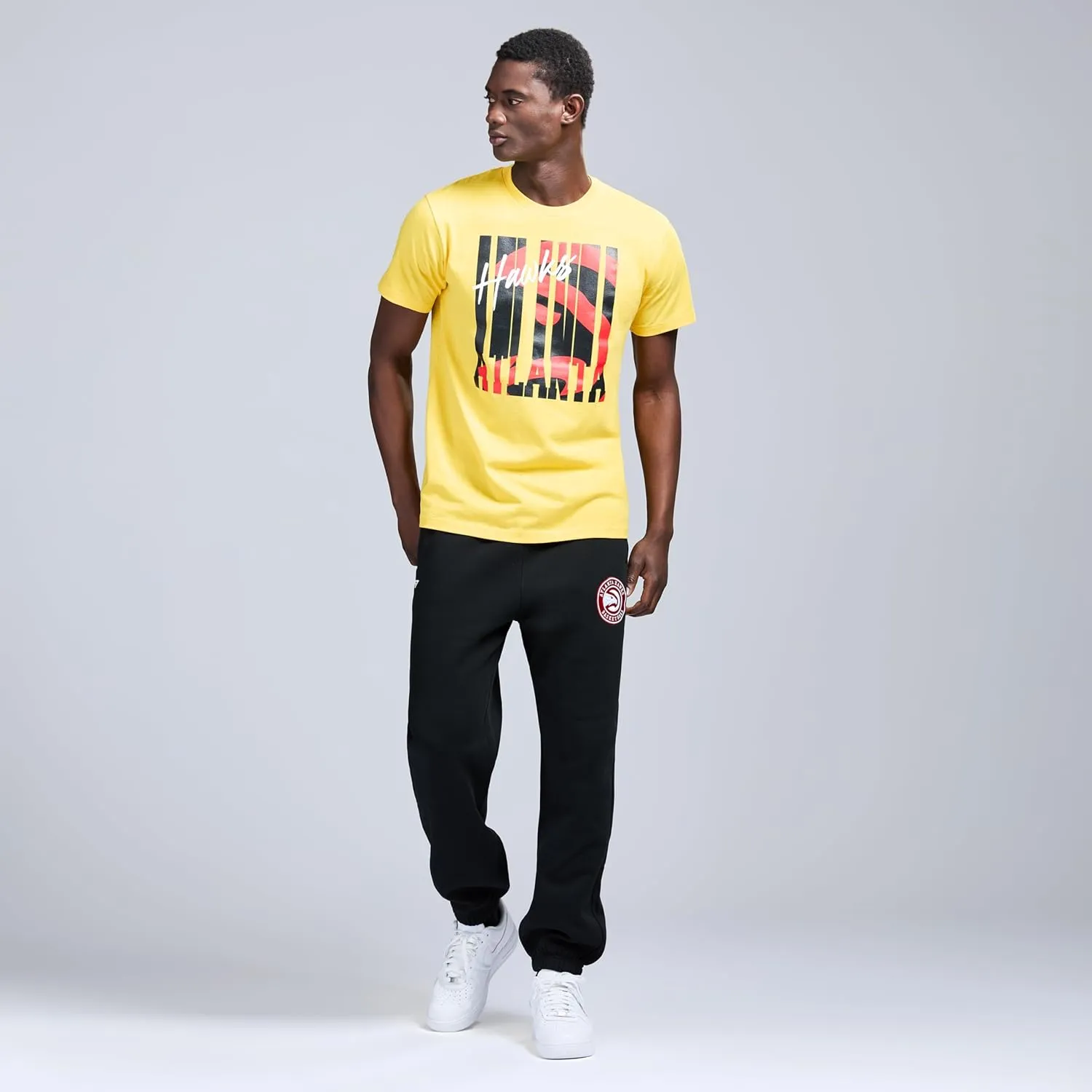 Men's X NBA Officially Licensed Casual Jogger Fleece Sweatpants with Pockets