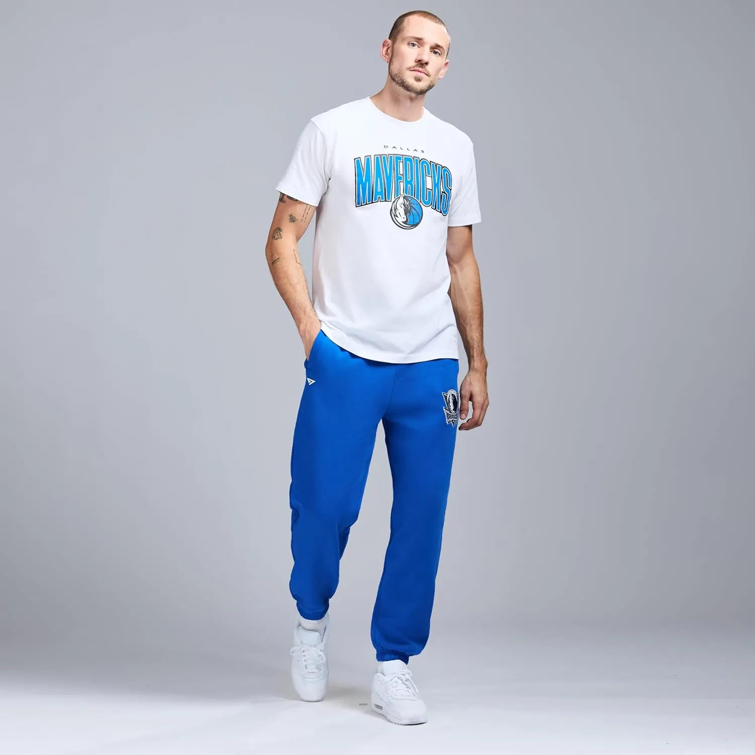 Men's X NBA Officially Licensed Casual Jogger Fleece Sweatpants with Pockets