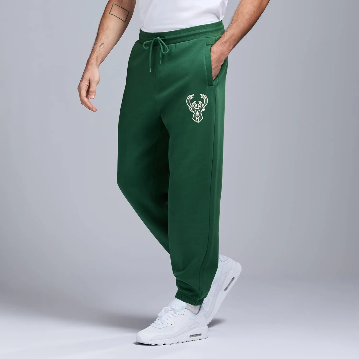 Men's X NBA Officially Licensed Casual Jogger Fleece Sweatpants with Pockets