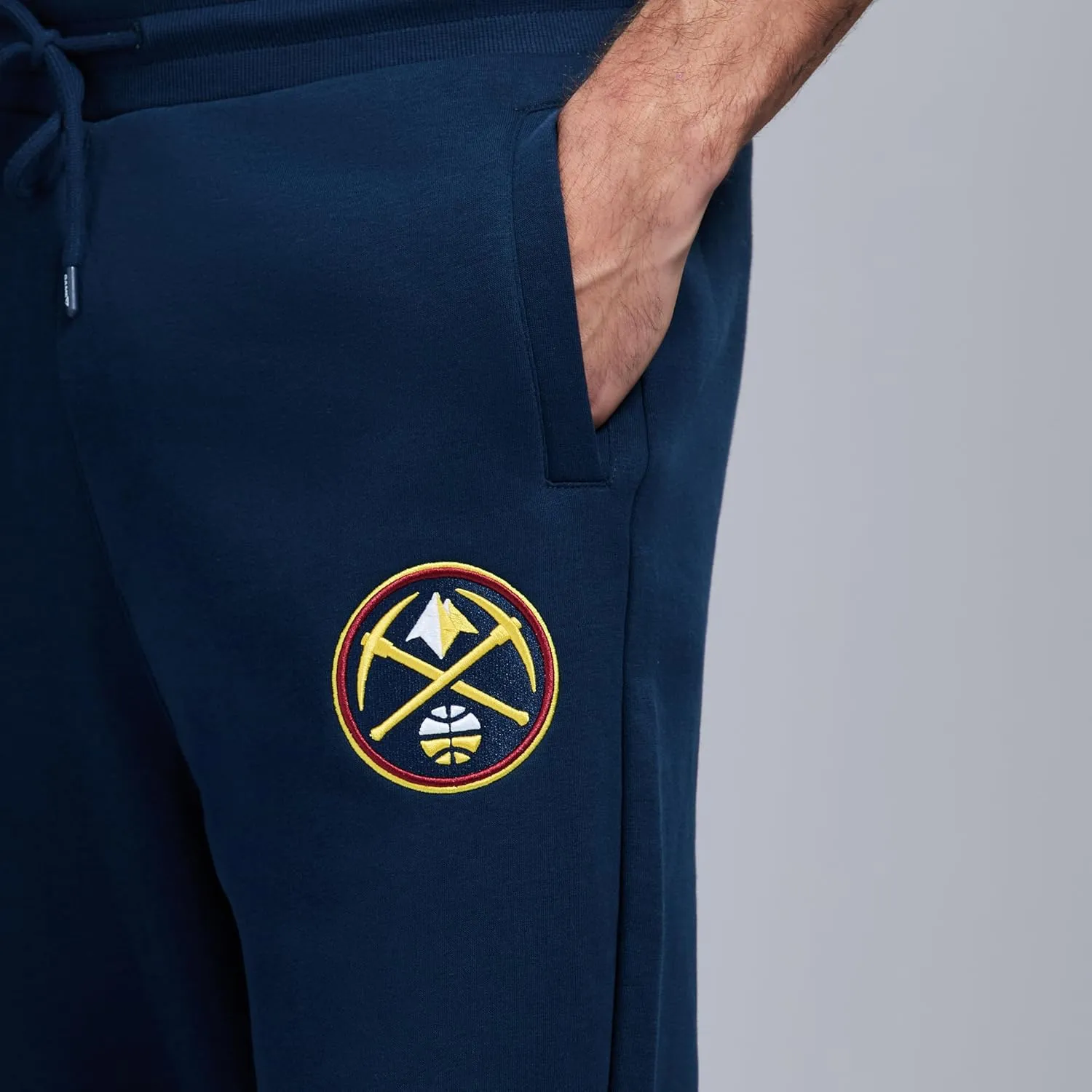 Men's X NBA Officially Licensed Casual Jogger Fleece Sweatpants with Pockets