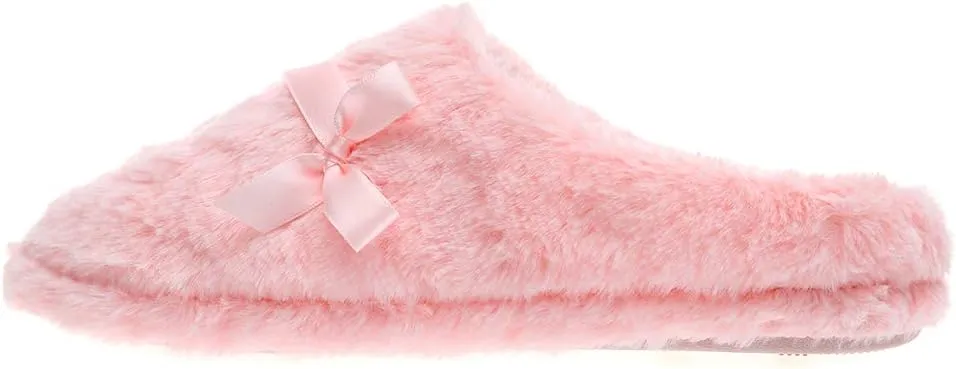 Millffy Womens Mens Indoor Slippers Winter Warm Fuzzy Plush Fur Anti-Slip House Bedroom Slippers