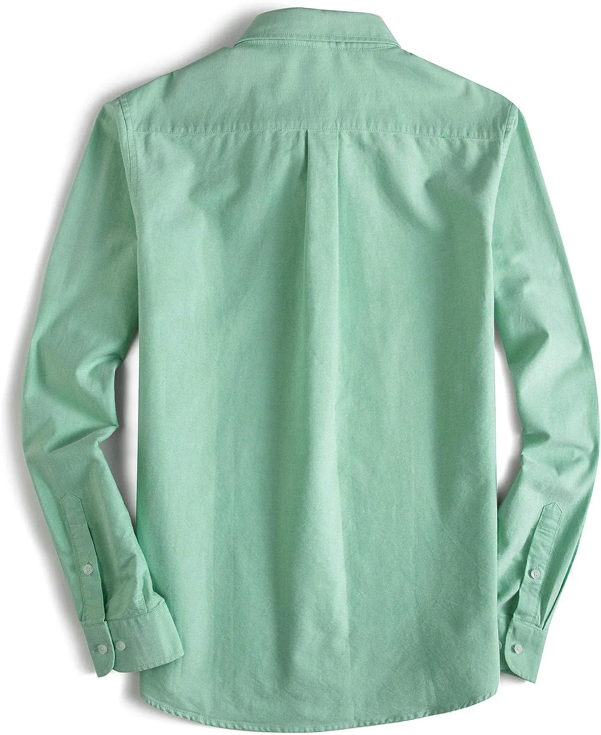 MUSE FATH Men's Oxford Dress Shirt-Cotton Casual Regular Fit Long Sleeve Shirt