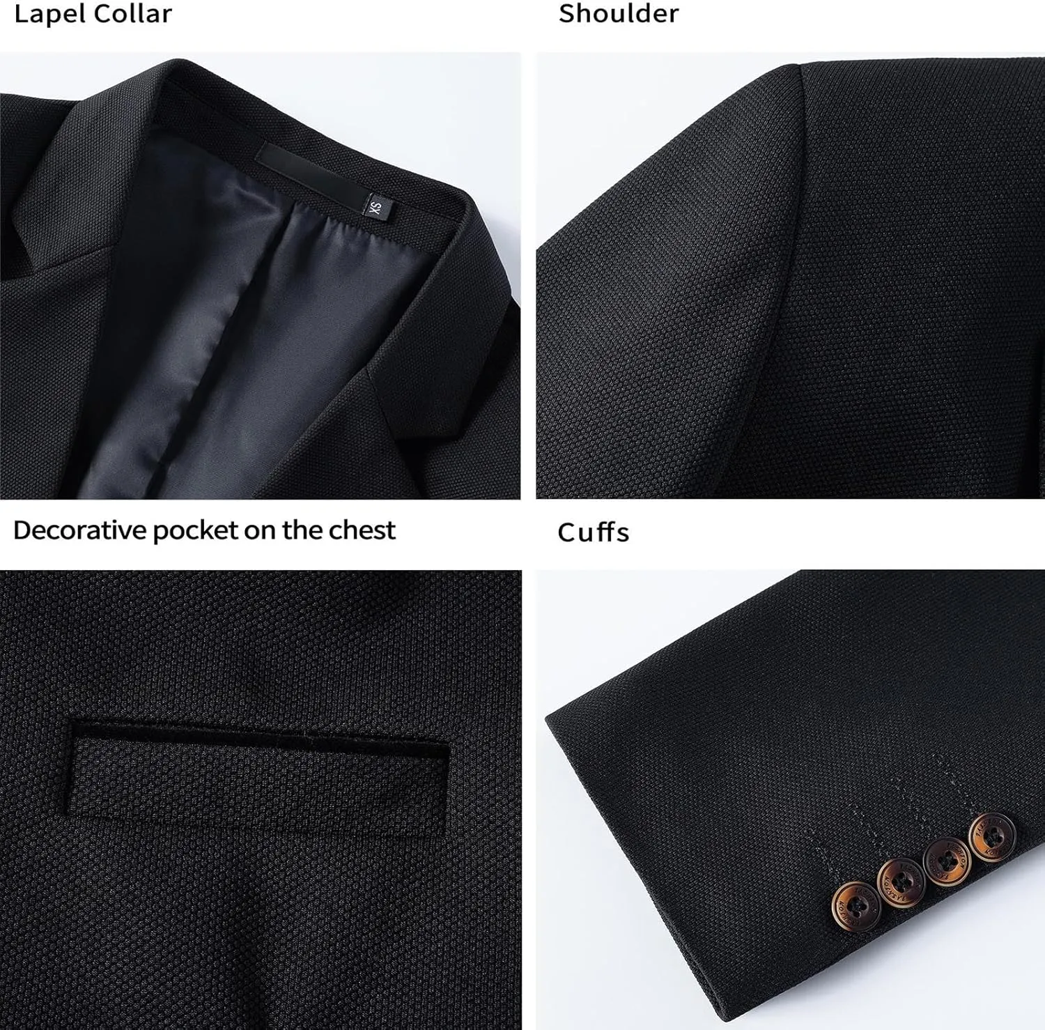 Mylldey Knit Blazer Men Business One Button Suit Jacket Regular fit Casual Sport Coat Mens Blazer