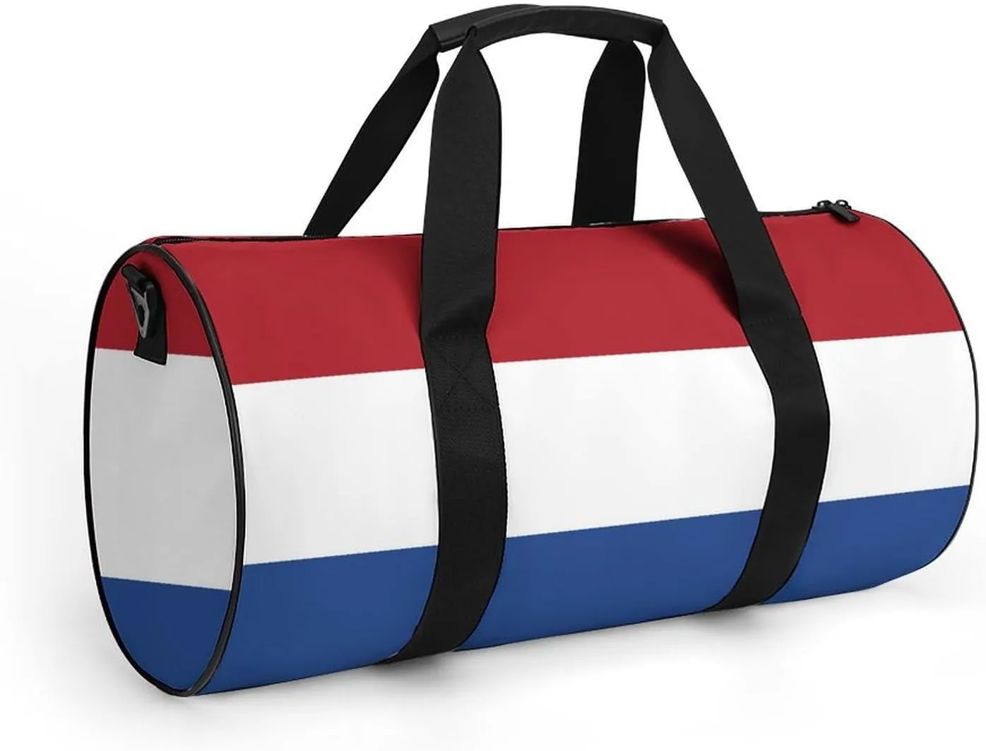 Netherlands Flag Large Capacity Sports Duffel Bag for Gym Travel Weekend for Men Women