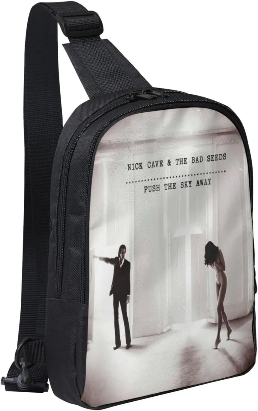Nick Music Cave Crossbody Bag for Women Men Travel Small Shoulder Bags Waterproof Sling Backpack