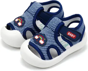 OAISNIT Baby Girls Boys Sandals Summer Sneakers Non-Slip Lightweight Beach Water Shoes Toddler First Walkers