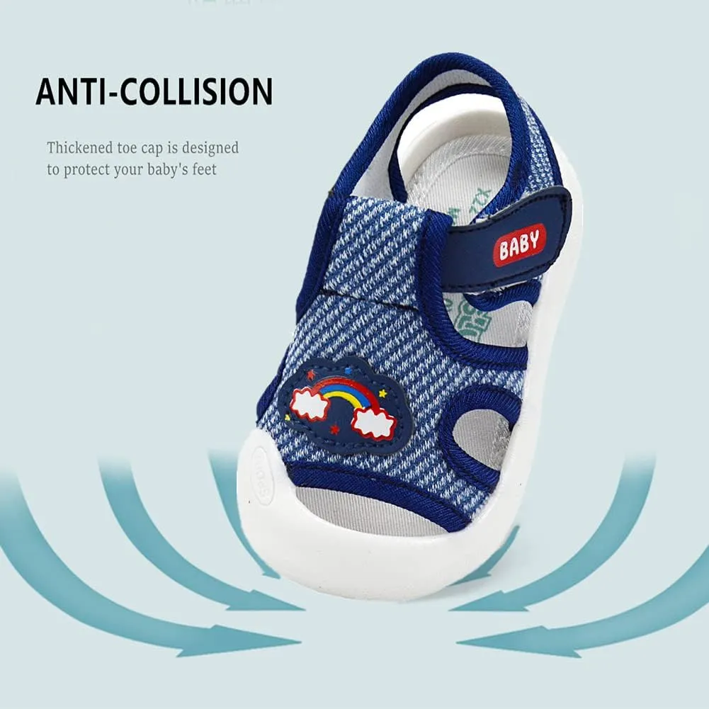 OAISNIT Baby Girls Boys Sandals Summer Sneakers Non-Slip Lightweight Beach Water Shoes Toddler First Walkers
