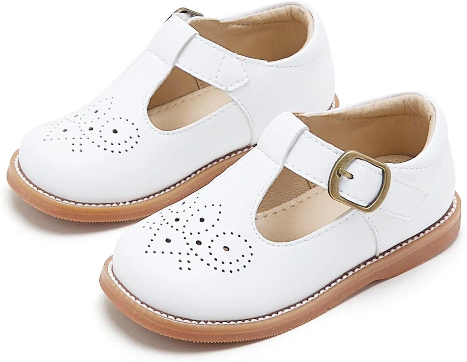 Otter MOMO Toddler/Little Girls Mary Jane Slip-on School Uniform Party Dress Shoes