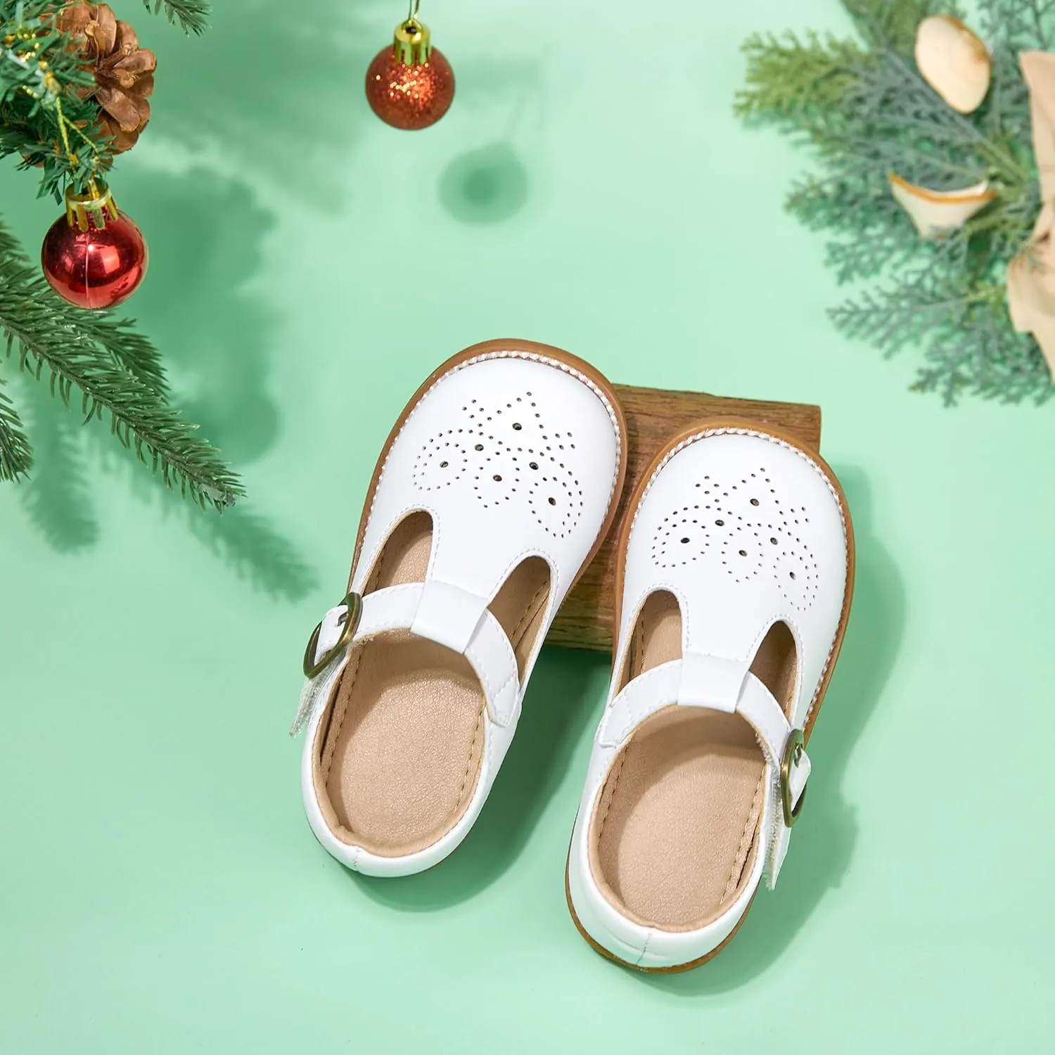 Otter MOMO Toddler/Little Girls Mary Jane Slip-on School Uniform Party Dress Shoes